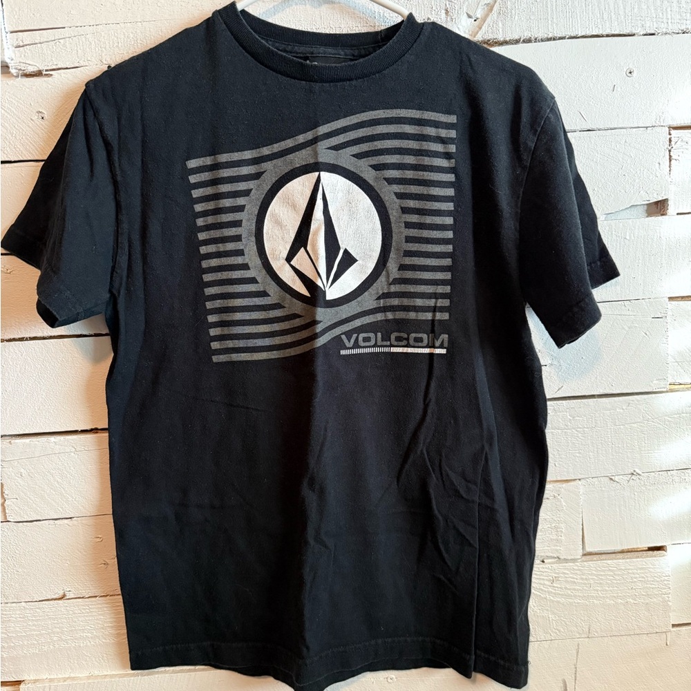 Volcom Black Tee with Gray Logo